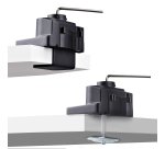 StarTech.com Support de Bureau pour 3 Écrans 27", VESA 75x75/100x100, Bras Articulé Réglable sans Outils, Pince en C/Passe-Fil, Support d'Écrans 27 pouces, Bras pour Moniteur Assisté par Ressort