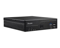 Shuttle Slim PC DH610, S1700, 1x HDMI, 2x DP, 1x 2.5", 2x M.2, 2x LAN (Intel 1G + 2.5G), 2x COM, fonctionnement permanent 24/7, attaches VESA