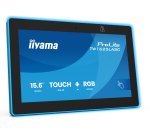 iiyama TW1625LASC-B3PNR écrans d’affichage de salle de réunion 39,6 cm (15.6") 1920 x 1080 pixels LED Wi-Fi 6 (802.11ax), Wi-Fi 5 (802.11ac), Wi-Fi 4 (802.11n), 802.11g, 802.11a, 802.11b Noir Bluetooth