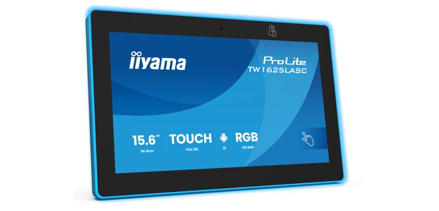 iiyama TW1625LASC-B3PNR écrans d’affichage de salle de réunion 39,6 cm (15.6") 1920 x 1080 pixels LED Wi-Fi 6 (802.11ax), Wi-Fi 5 (802.11ac), Wi-Fi 4 (802.11n), 802.11g, 802.11a, 802.11b Noir Bluetooth
