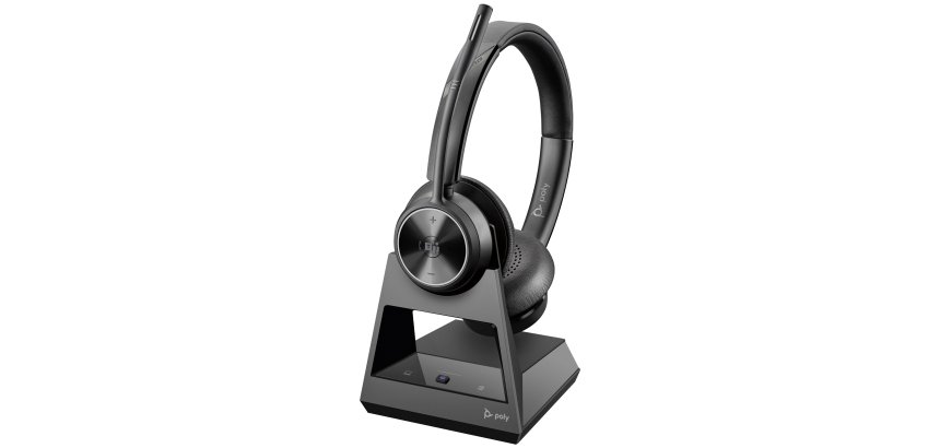 HP Poly Auriculares estéreo Savi 7320 Office DECT 1880-1900 MHz