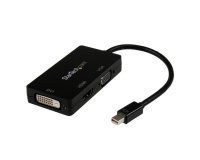 StarTech.com Adaptateur Mini DisplayPort 3 en 1 - 1080p - Hub Adaptateur Répartiteur Mini DP vers HDMI/VGA/DVI pour votre Écran PC - Compatible Thunderbolt