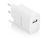 AISENS Cargador USB 10W alta eficiencia, 5V/2A, Blanco