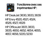 HP 302XL Cartouche d’encre trois couleurs grande capacité authentique