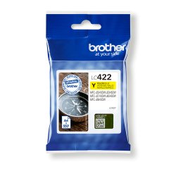 Brother LC-422Y inktcartridge 1 stuk(s) Origineel Geel