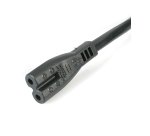 StarTech.com Câble d'Alimentation pour PC Portable de 1m, BS 1363 vers C7, 2.5A 250V, 18AWG, Noir, Cordon de Remplacement, Câble d'Alimentation pour Imprimante, Cordon de Chargeur de PC Portable AC