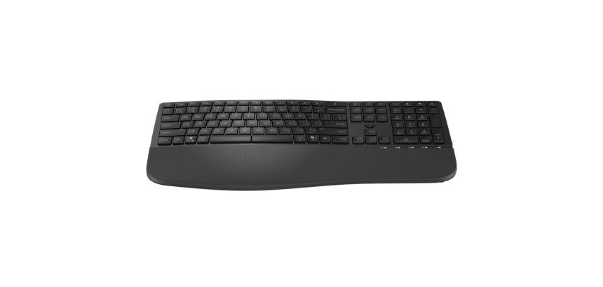 HP 680 CFT Dual-Mode KBD FR clavier Maison RF sans fil + Bluetooth Noir