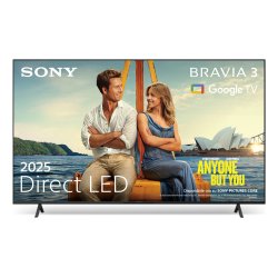 Sony K-75S3 189.2 cm (74.5") 4K Ultra HD Smart TV Wi-Fi Black