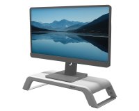 Support fellowes moniteur hana lt 3 niveaux reglage hauteur reduit fatigue oculaire et douleurs cervicales coloris blanc