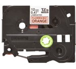 Brother TZE-B31 ruban d'étiquette Noir sur fond orange fluorescent