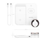 AISENS Cargador Inalambrico USB-C 4 en 1 De 15W Para Movil, Apple Watch, Auriculares Con Estuche De Carga, Blanco