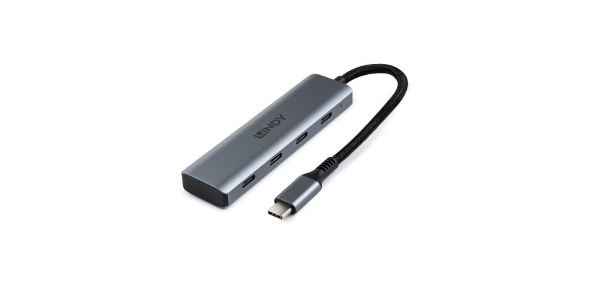 Lindy Hub USB 3.2 Gen 2 Type C 4 ports