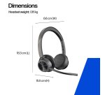 HP Poly Voyager 4320 Microsoft Teams Certified USB-C Headset +BT700 dongle