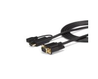 StarTech.com Câble adaptateur HDMI vers VGA de 1,8m - Convertisseur actif HDMI vers HD15 - M/M - 1920x1200 / 1080p