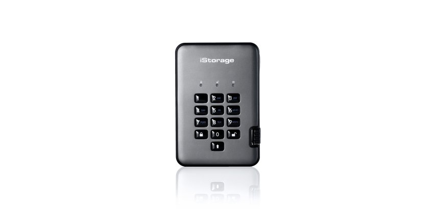 iStorage diskAshur PRO2 256-bit 512GB USB 3.2 FIPS Level 3 certified, secure encrypted solid-state drive IS-DAP2-256-SSD-512-C-X