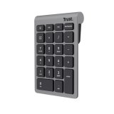 Trust Xalas clavier numérique PC portable/de bureau RF sans fil Argent
