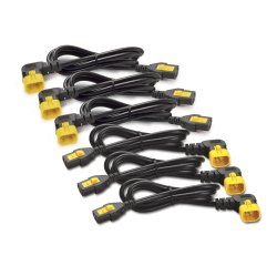 APC NetShelter - Kit cordon d'alimentation - Connecteurs à 90° - 1,83m