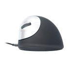 R-Go Tools Souris Ergonomique R-Go HE Break avec logiciel de pause, gaucher, moyen (longueur de la main 165-185 mm), filaire, noir
