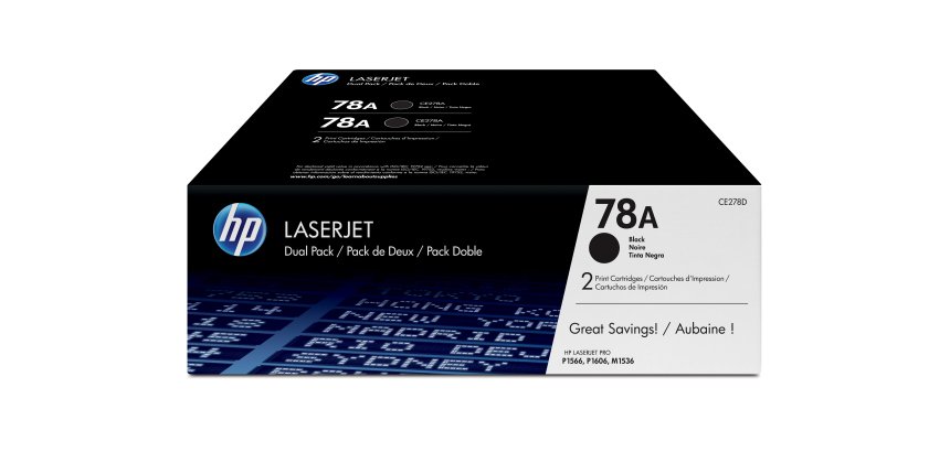 HP 78A - 2 - zwart - origineel - LaserJet - tonercartridge (CE278AD)