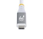 StarTech.com Cable USB4 3m - Cable USB-C Certificado USB-IF - 20Gbps - PD 240W EPR - 4K120 - DP 1.4 - Cable USB Tipo C - Recubrimiento de TPE - Blanco