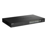 D-Link DMS-1250-18P/E commutateur réseau Géré L2 2.5G Ethernet (100/1000/2500) Connexion Ethernet, supportant l'alimentation via ce port (PoE) Noir