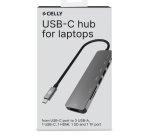 Celly PROHUB7IN1 Wired USB 3.2 Gen 1 (3.1 Gen 1) Type-C Grey