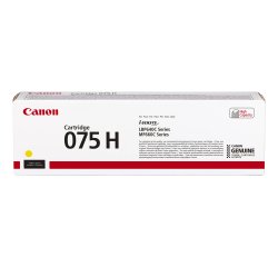 Canon 075 H cartuccia toner 1 pz Originale Giallo