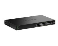 NETGEAR GS324TPv2 Géré L2/L3 Gigabit Ethernet (10/100/1000) Connexion Ethernet, supportant l'alimentation via ce port (PoE) 1U Noir