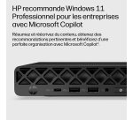 HP EliteDesk 8 Mini G2i Desktop Next Gen AI PC Copilot+ PC Intel Core Ultra 5 322 16 Go DDR5-SDRAM 512 Go SSD Windows 11 Pro Mini PC