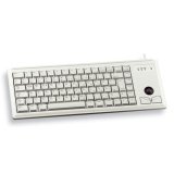 CHERRY G84-4400 TRACKBALL KEYBOARD Clavier filaire miniature, trackball, PS2, gris clair, AZERTY - FR