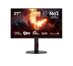 AOC G4 Q27G4SDR écran plat de PC 67,3 cm (26.5") 2560 x 1440 pixels Quad HD QD-OLED Noir, Rouge
