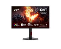 AOC G4 Q27G4SDR écran plat de PC 67,3 cm (26.5") 2560 x 1440 pixels Quad HD QD-OLED Noir, Rouge