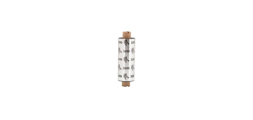Zebra 3200 Wax/Resin cinta térmica 74 m Negro