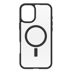 OtterBox React Series voor MagSafe voor iPhone 16 Plus, Black Crystal