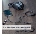 StarTech.com Slim Stereo Splitter Cable - 3.5mm Male to 2x 3.5mm Female