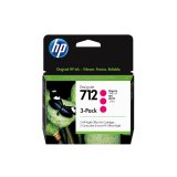 HP Pack de 3 cartouches d'encre DesignJet 712, magenta, 29 ml