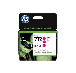 HP Confezione da 3 cartucce di inchiostro magenta originale DesignJet 712 da 29 ml