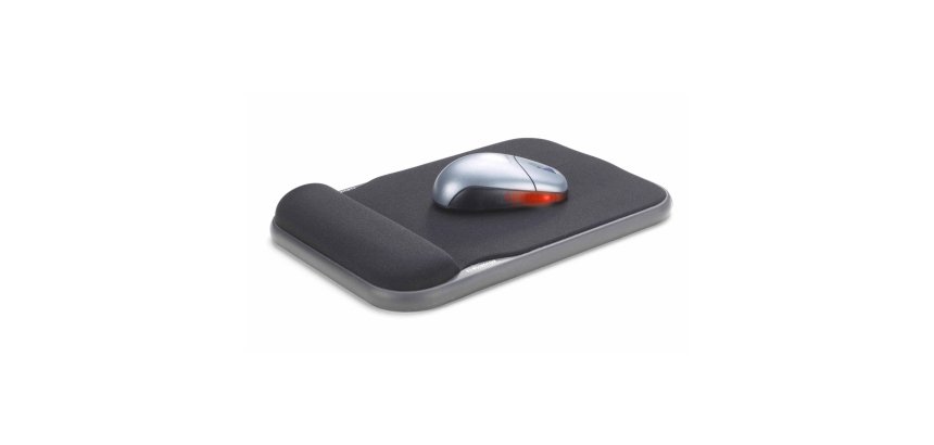 Kensington Tapis de souris en gel réglable en hauteur coloris noir