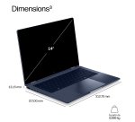HP EliteBook X G2i 14 inch Notebook Next Gen AI PC Wolf Pro Security Edition Copilot+ PC Intel Core Ultra 7 356H Ordinateur portable 35,6 cm (14") WUXGA 32 Go LPDDR5x-SDRAM 512 Go SSD Wi-Fi 7 (802.11be) Windows 11 Pro Bleu