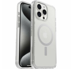 OtterBox Symmetry Series Clear pour MagSafe pour iPhone 15 Pro Max, Clear