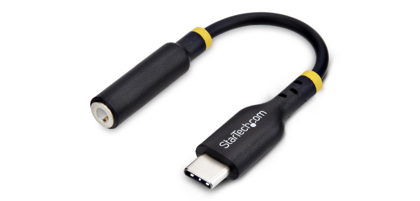 StarTech.com Adaptador de Audio USB-C a 3,5mm TRRS Minijack - Adaptador de Audio USB Tipo C para Auriculares con Micrófono - DAC de 32bits - Compatible con Portátil/Móvil/Tablet USB-C/Thunderbolt