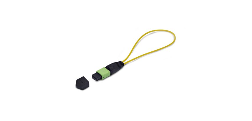 StarTech.com Module Loopback MPO, Adaptateur de Bouclage Fibre Optique Monomode 9/125 MPO-12 Femelle, Testeur Loopback MPO/MTP-APC, Testeur de Bouclage MPO Femelle