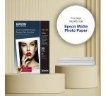Epson A4 Archival Matte Photo Paper 189gsm, 50 sheets