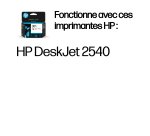HP 301 cartouche d'encre trois couleurs authentique
