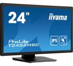 iiyama ProLite T2452MSC-B1 écran plat de PC 60,5 cm (23.8") 1920 x 1080 pixels Full HD LCD Écran tactile Multi-utilisateur Noir
