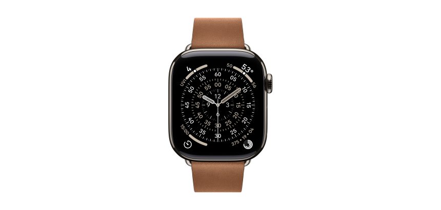 Apple MGG34ZM/A accessoire intelligent à porter sur soi Bande Caramel Polyester