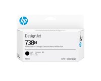 HP 738M 130-ml Black DesignJet Ink Cartridge