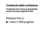 HP Confezione da 2 cartucce di inchiostro nero/in tricromia originali 303