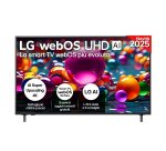 LG UHD AI 55UA75006LA TV Serie UA75 55'' 4K, a7 Gen8, HDR10, 20W, 3 HDMI con Game Optimizer, Smart TV WebOS 25
