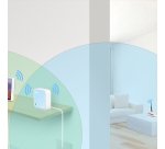 TP-Link TL-WR802N routeur sans fil Fast Ethernet Monobande (2,4 GHz) Bleu, Blanc